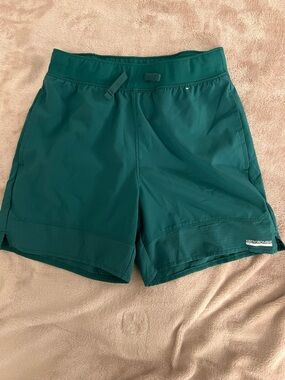 abercrombie kids Forest Green Drawstring Athletic Shorts